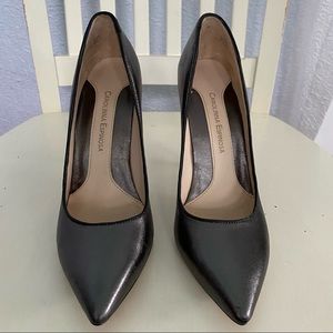 Carolinna Espinosa  Gunmetal Stiletto Pumps Heels